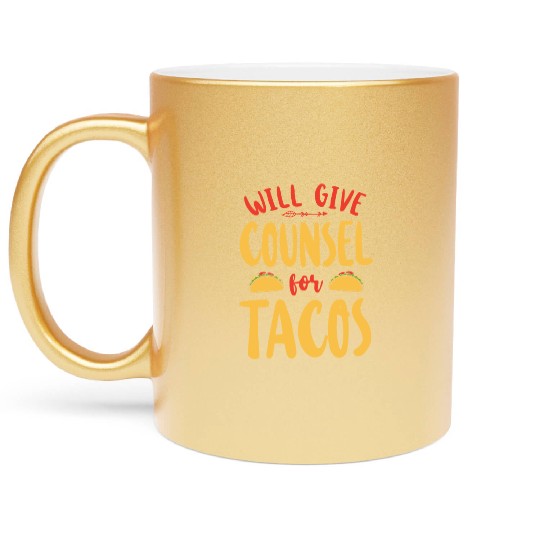 School Counselor Taco Will Give Metallic Mugs