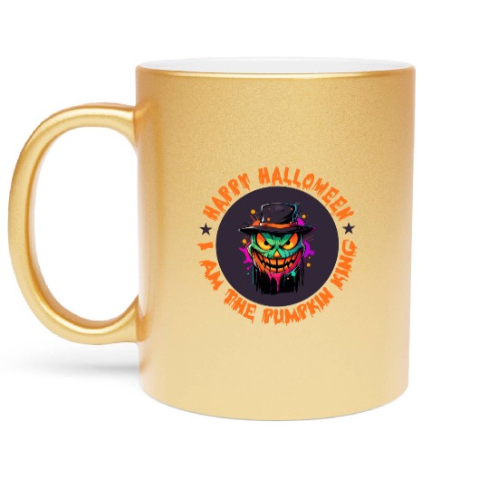 Happy Halloween Metallic Mugs