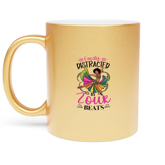 Zouk Dance Festival Design for Zouk Dancer Metallic Mugs