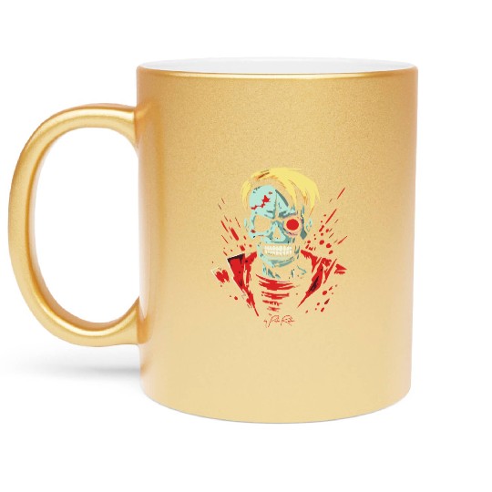 Welcome to the 80s Zombie Metallic Mugs