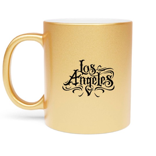 Los Angeles Chicano lettering Metallic Mugs