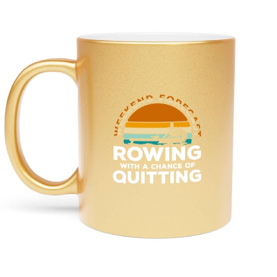 Rowing Machine Workout Rowing Ergometer Metallic Mugs