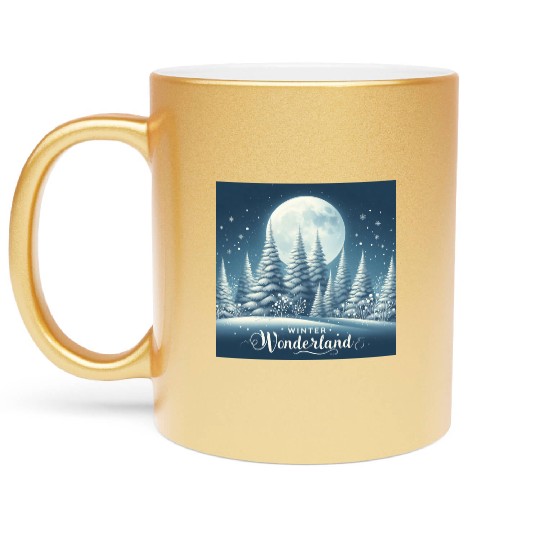 Winter Wonderland Metallic Mugs