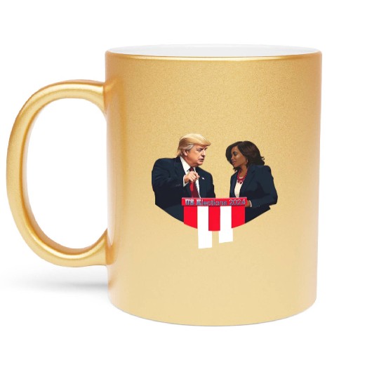 2024 US Elections,USA Classic Metallic Mugs