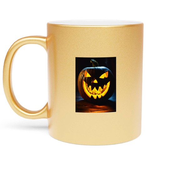 halloween clothes Metallic Mugs