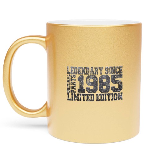 Born in 1985 Metallic Mugs