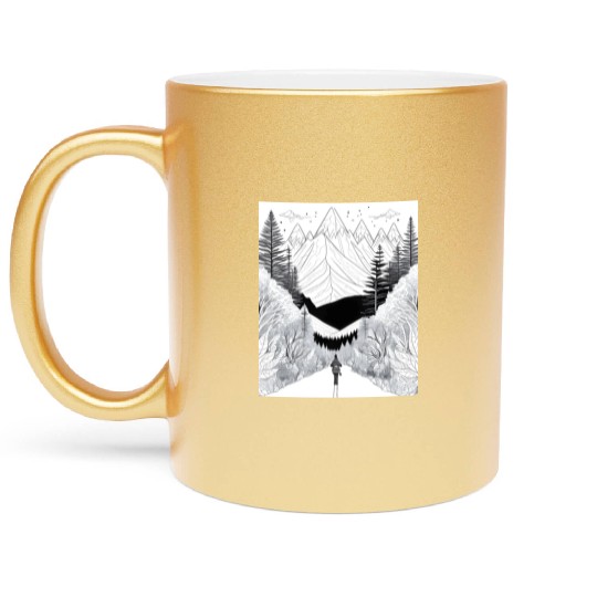 Journey into the Wilderness Metallic Mugs