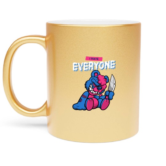 I Hate Everyone | Sarcastic Metallic Mugs