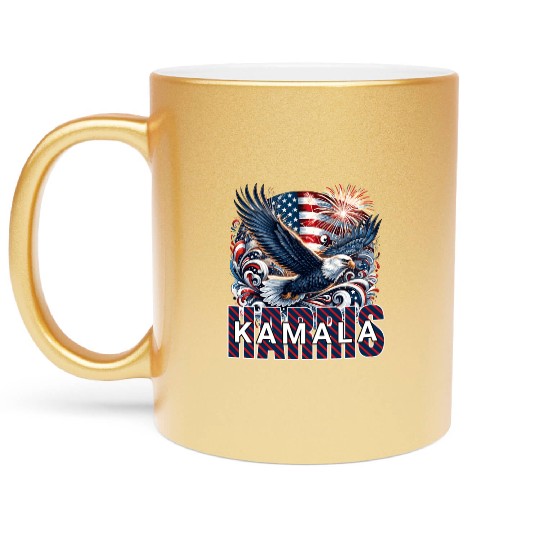 Kamala Harris 2024 Metallic Mugs