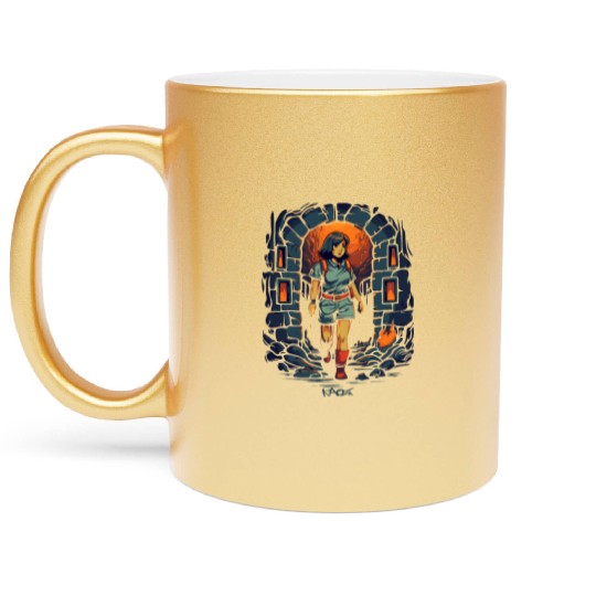 Explore the Dungeon with Dora Metallic Mugs