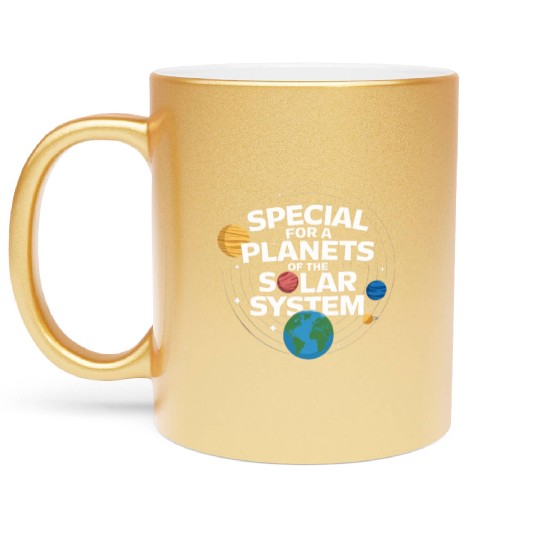 Special plantes solar system Metallic Mugs