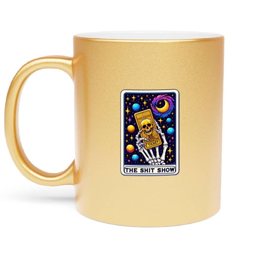 Tarot Card Collection - The Shit Show Metallic Mugs