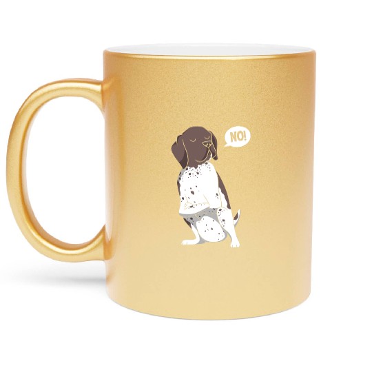 GSP Lovers Funny German Shorthaired Pointer Dog Metallic Mugs