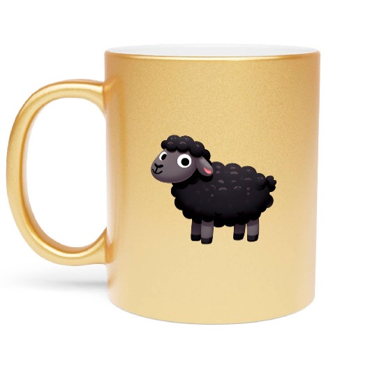 BLACK SHEEP for the Black Sheep of the family! Metallic Mugs