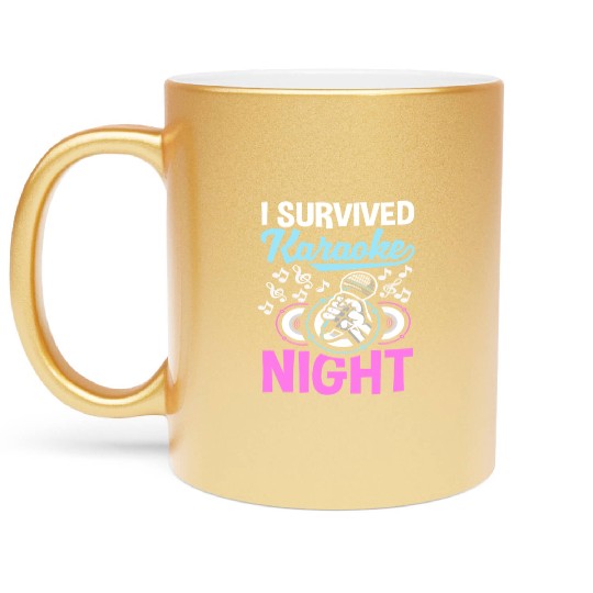 I Survived The Karaoke Night Metallic Mugs