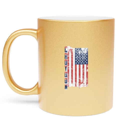 UNION JACK FLAG UNITED KINGDOM GREAT BRITAIN ENGLA Metallic Mugs