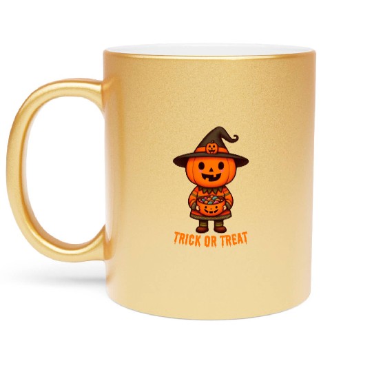 Trick or Treat, Halloween Metallic Mugs