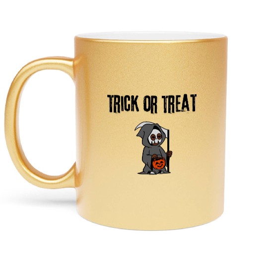 Trick or Treat Metallic Mugs