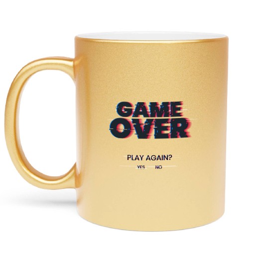 GameOver Metallic Mugs