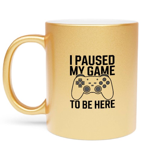 Retro Gamer - Classic Gaming Design Metallic Mugs