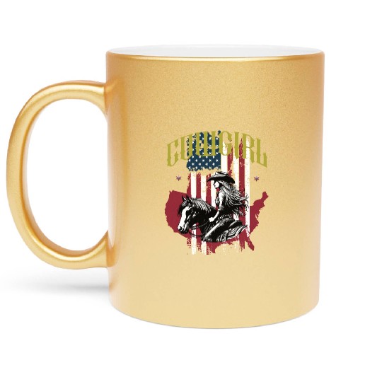 COWGIRL USA Metallic Mugs