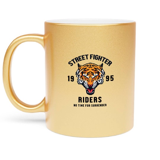 Street Fighter Riders Metallic Mugs