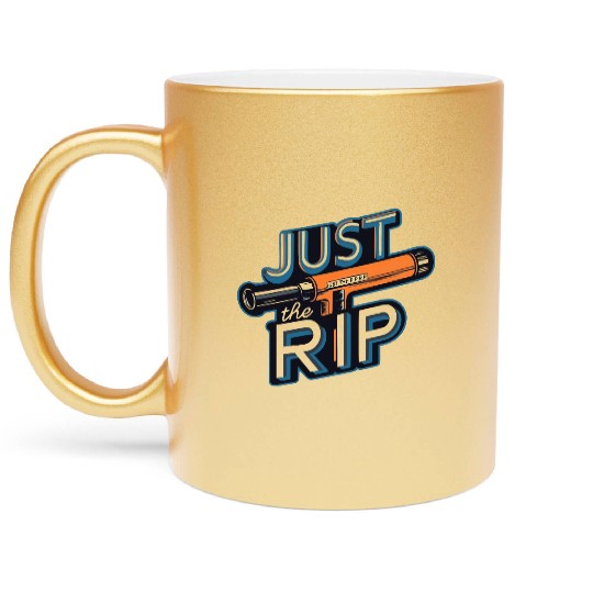 Just the Rip – Vintage welder sticker Metallic Mugs