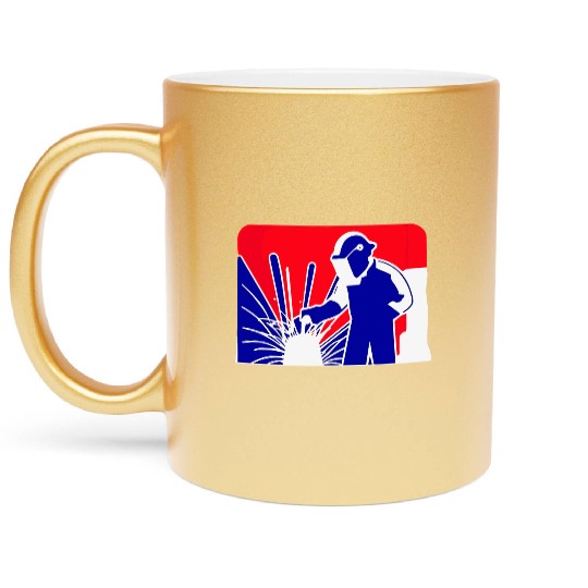 Major League Welder Sticker – Perfect for Proud We Metallic Mugs