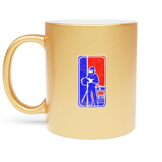 Major League Welder Sticker – Iconic Welder Life D Metallic Mugs