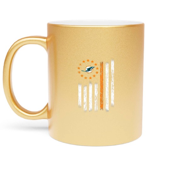 Dolphins Metallic Mugs