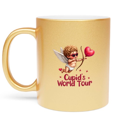 Cupid world tour Metallic Mugs