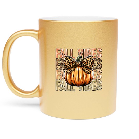Festive Fall Vibes with Pumpkin Metallic Mugs