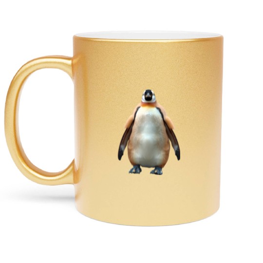 Majestic Emperor Penguin Metallic Mugs