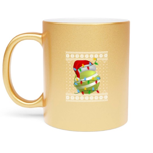 Croquet Ball Christmas Metallic Mugs