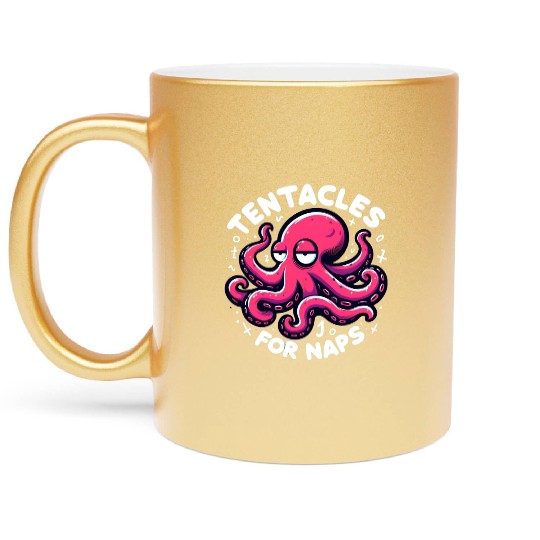 The Ink-Credible Adventures of Ollie the Octopus Metallic Mugs