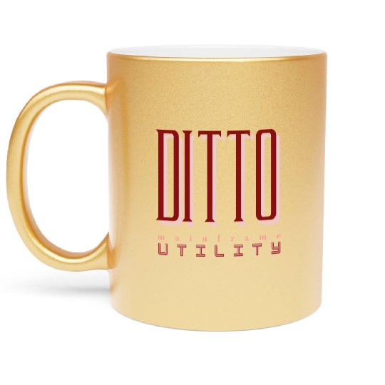 Mainframe Utility (DITTO) Data Interfile Transfer, Metallic Mugs