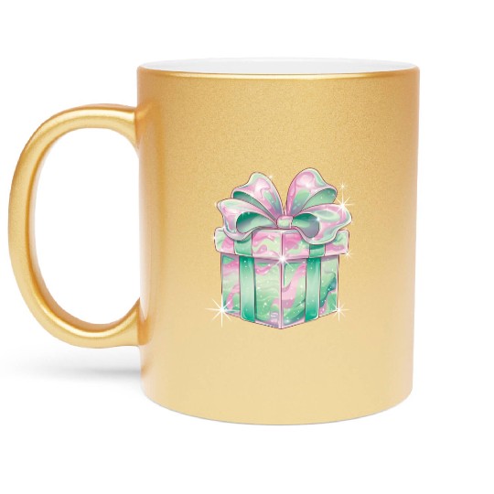Cute Christmas, Christmas Metallic Mugs