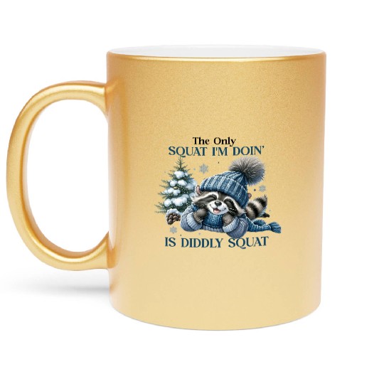 Merry Christmas, Christmas Vintage Metallic Mugs