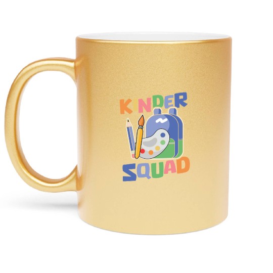 Elementary Teacher Squad Metallic Mugs