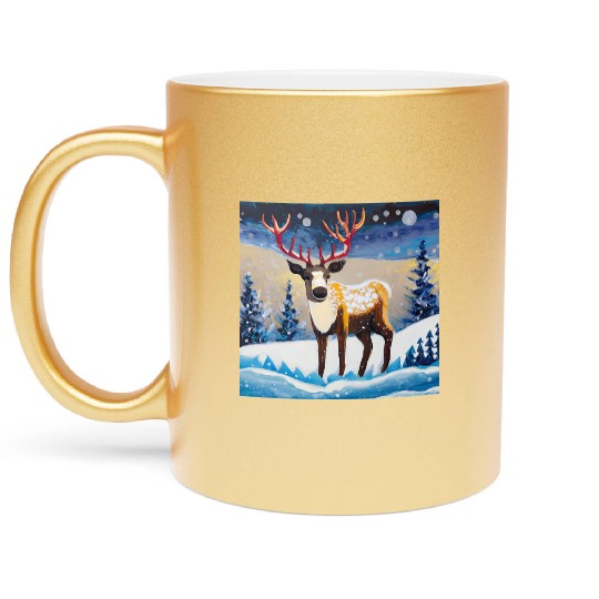 A raider and the night Metallic Mugs