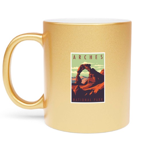 Arches National Park Metallic Mugs
