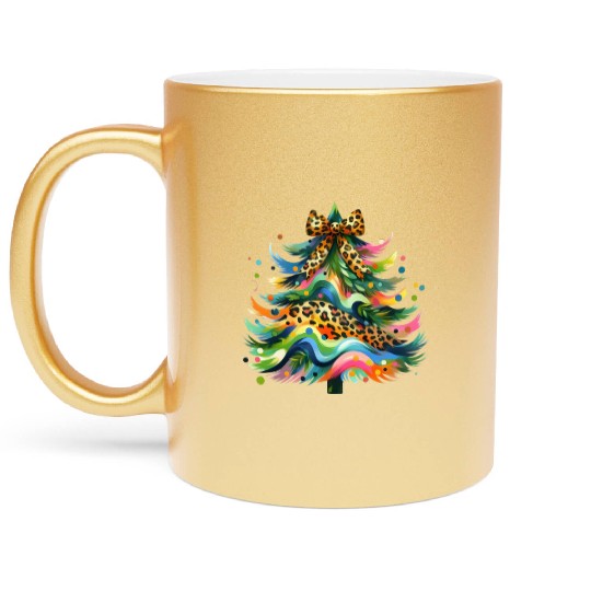 CHRISTMAS TREE Metallic Mugs
