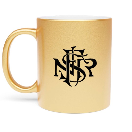 Our Lady of the Rosary of Fátima - NSRF monogram Metallic Mugs