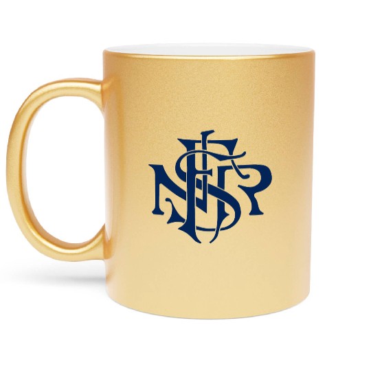 Our Lady of the Rosary of Fátima - NSRF monogram Metallic Mugs
