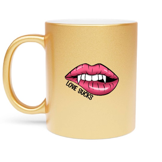 Valentines Day, Retro Valentine, Coquete Valentine Metallic Mugs