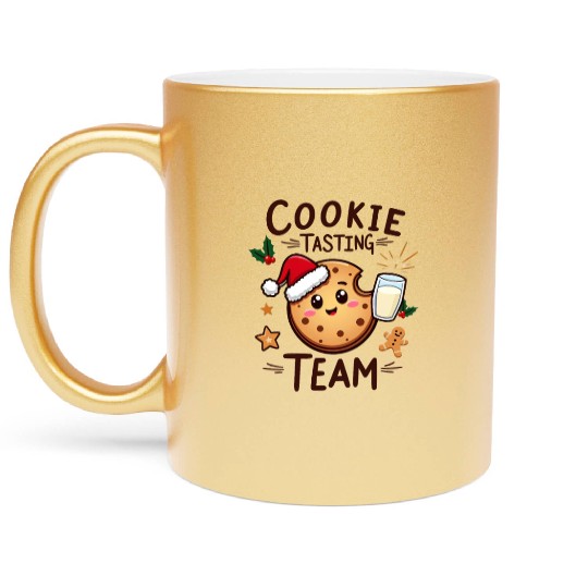 Cookie Tasting Team Metallic Mugs