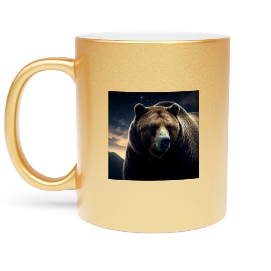 Wear the wilderness Metallic Mugs