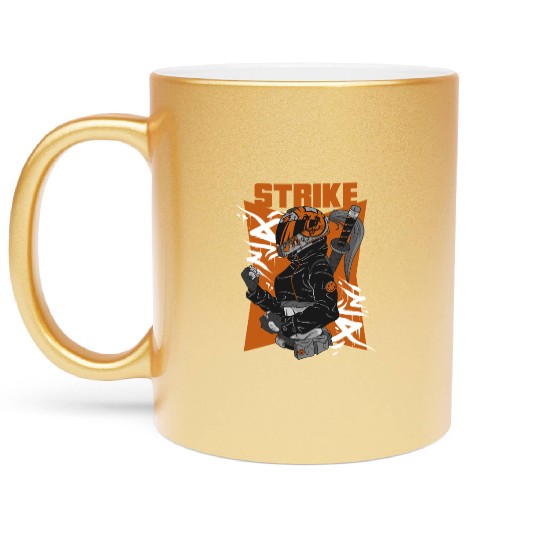 Strike Rebels Street Fashion Metallic Mugs