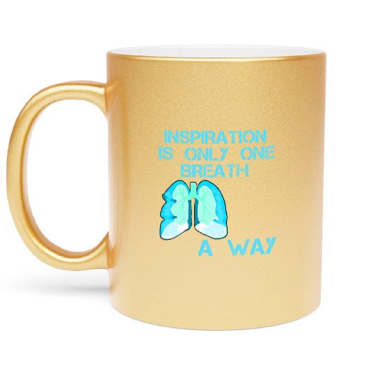 TAKE A GOOD BREATH, INSPIRATION 2025 Metallic Mugs