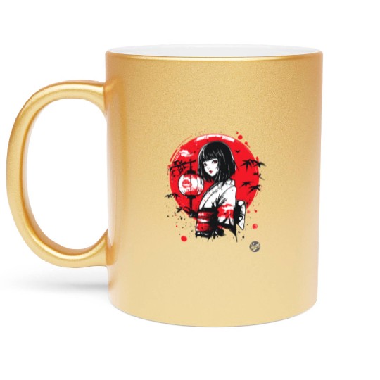 Japan Kimono – Geisha Times Metallic Mugs